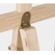 120cm Stand Beech Wood Plate Holder